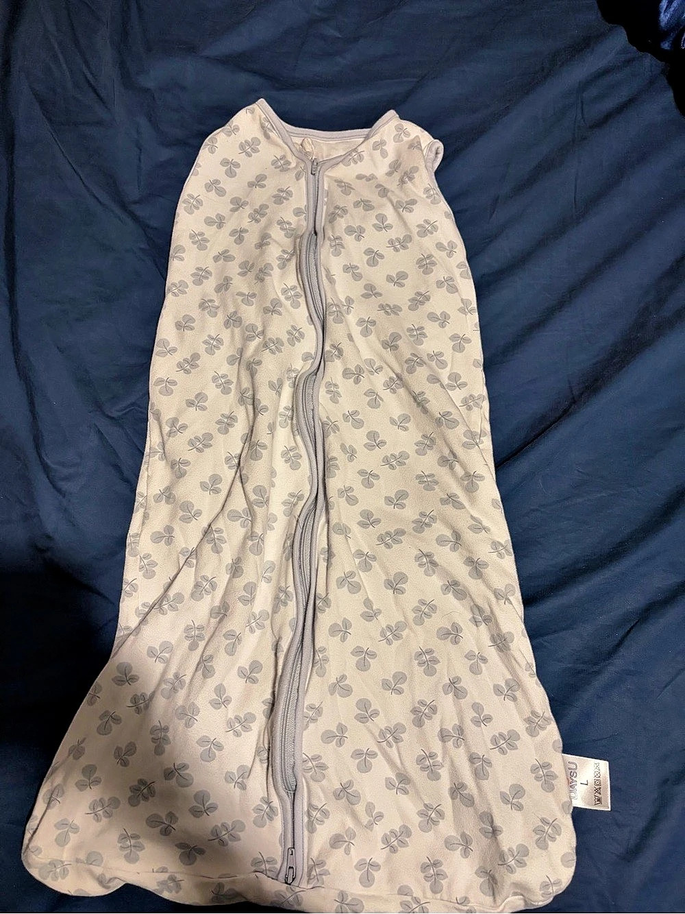 Baby Floral Sleep Sack Cream Baby 6-12M